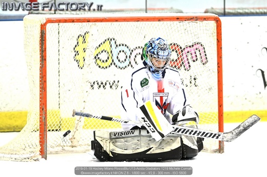 2019-01-19 Hockey Milano RossoBlu U13-Aosta Gladiators 1219 Michele Comalli